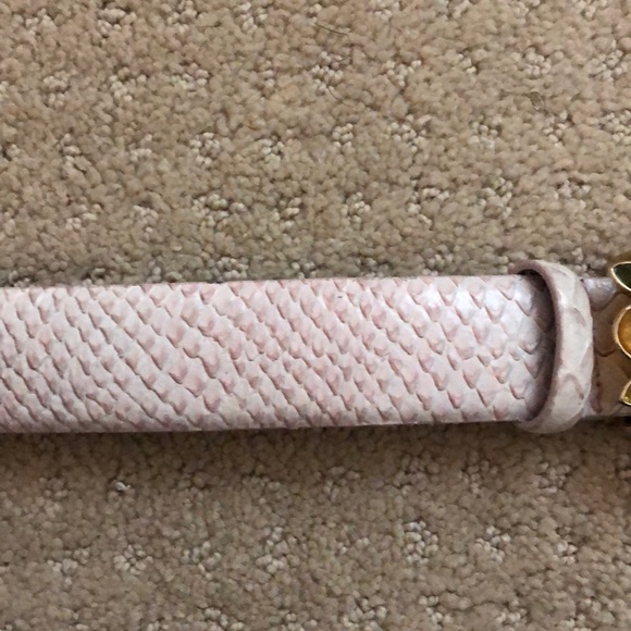 Vintage Genuine Embossed Leather Belt - Picture 2 of 14